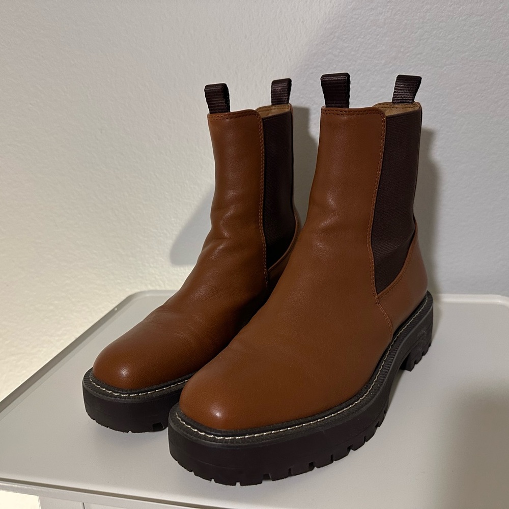 Sam Edelman Tawny Brown Laguna Chelsea Boot